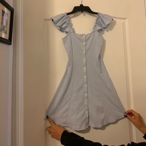 Blue dress